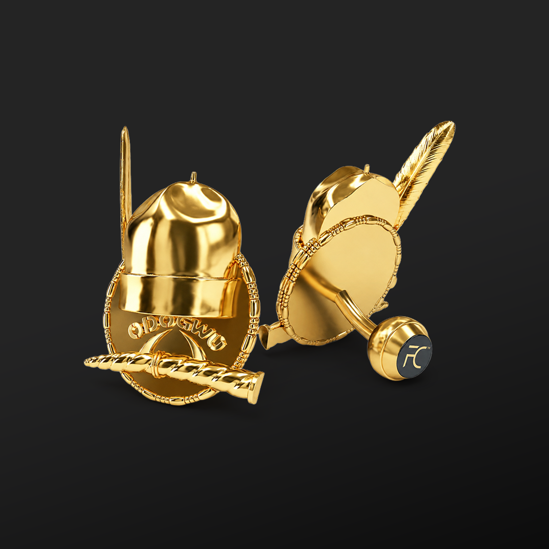 PREMIUM ODOGWU GOLD CUFFLINKS