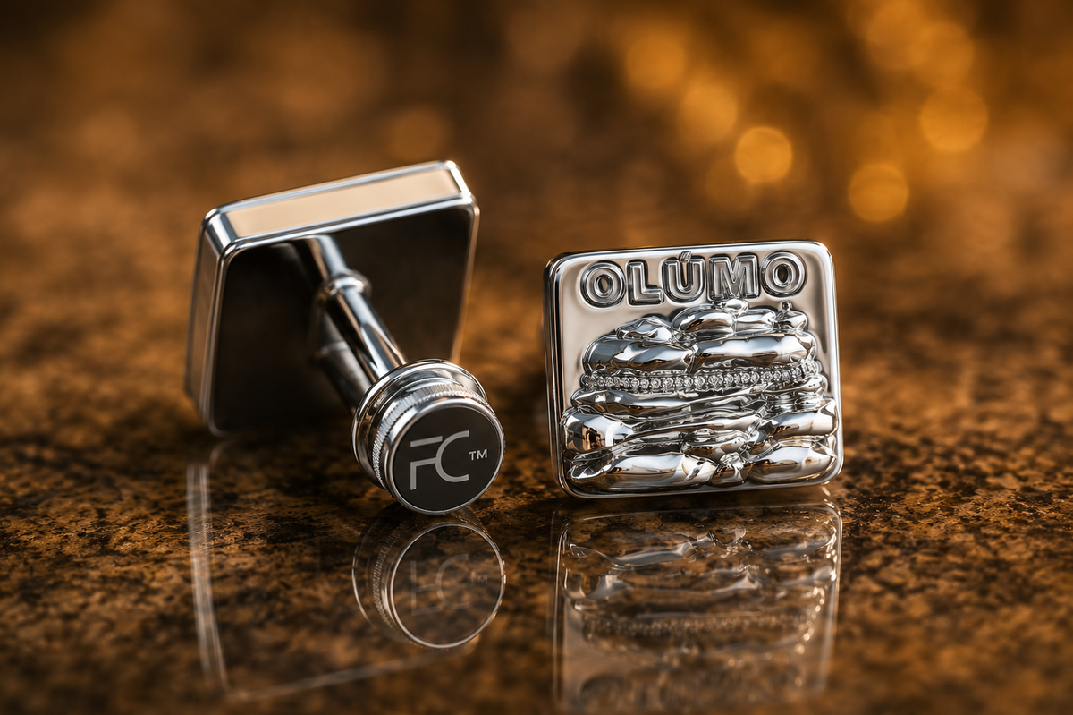 OLUMO SILVER CUFFLINKS