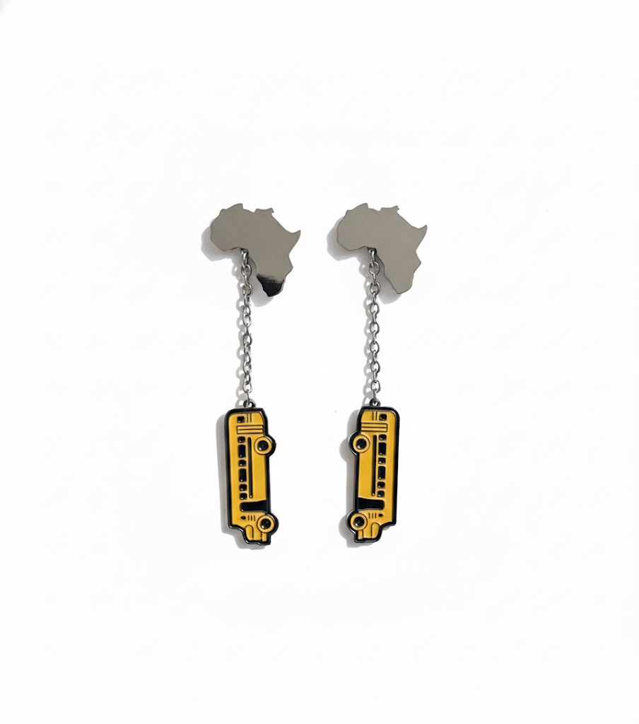 FITI DANFO SILVER DROP EARRINGS
