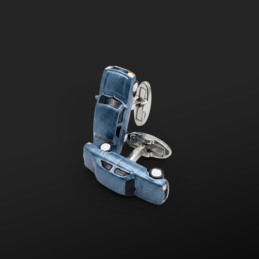 DESTINY- PEUGEOT 504 METALLIC BLUE CUFFLINKS