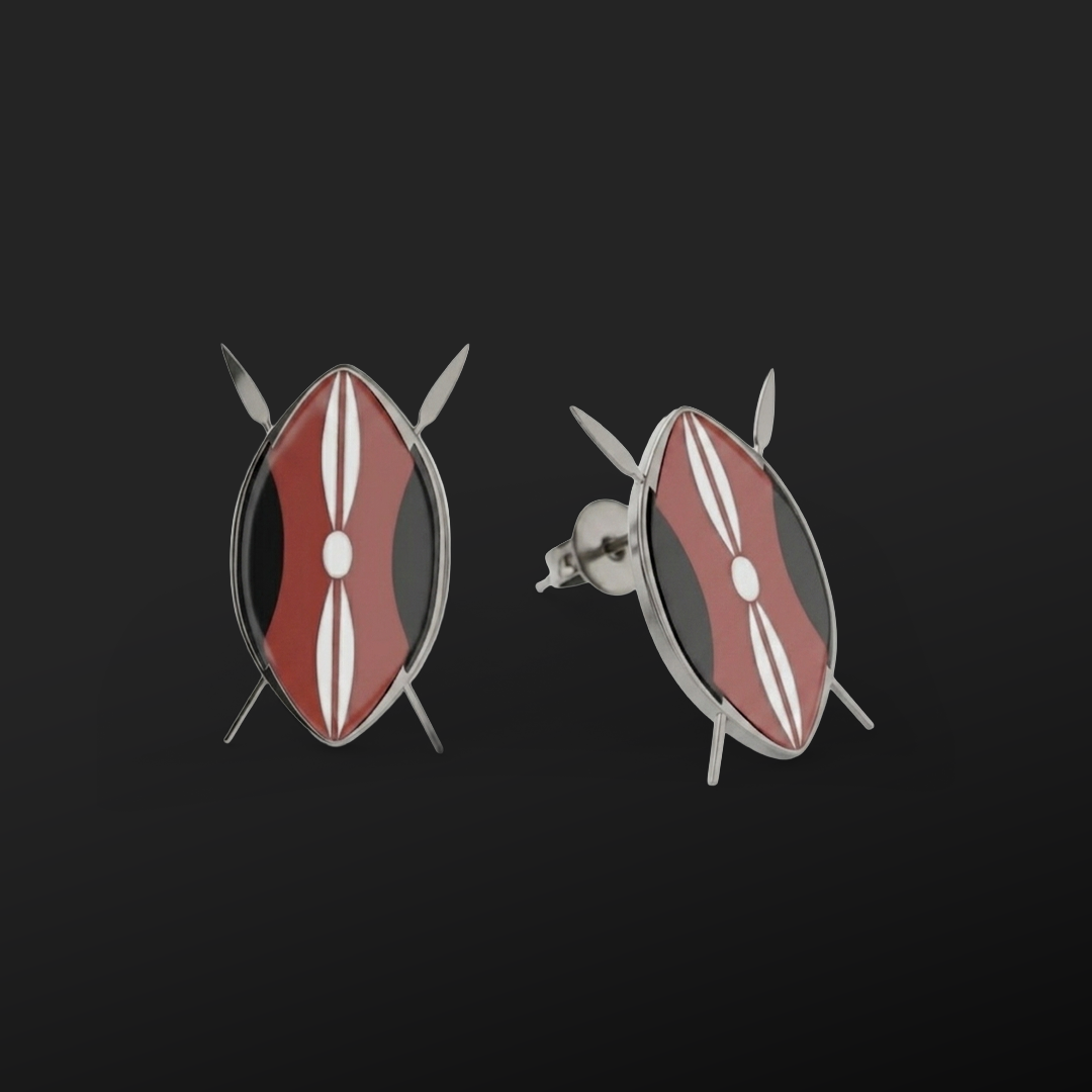 LIBERTY SILVER STUD EARRINGS