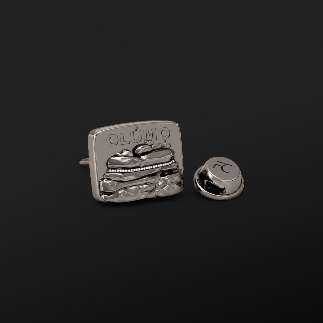 OLUMO GUNMETAL PIN