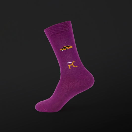FITI LAGOS CLASSIC PURPLE SOCKS