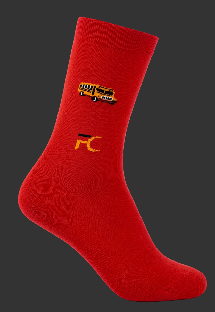 FITI LAGOS CLASSIC RED SOCKS