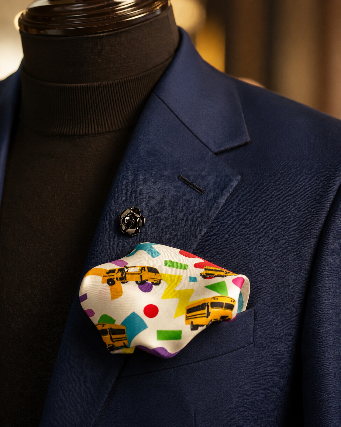 GRAFFITI LAGOSA WHITE POCKET SQUARE