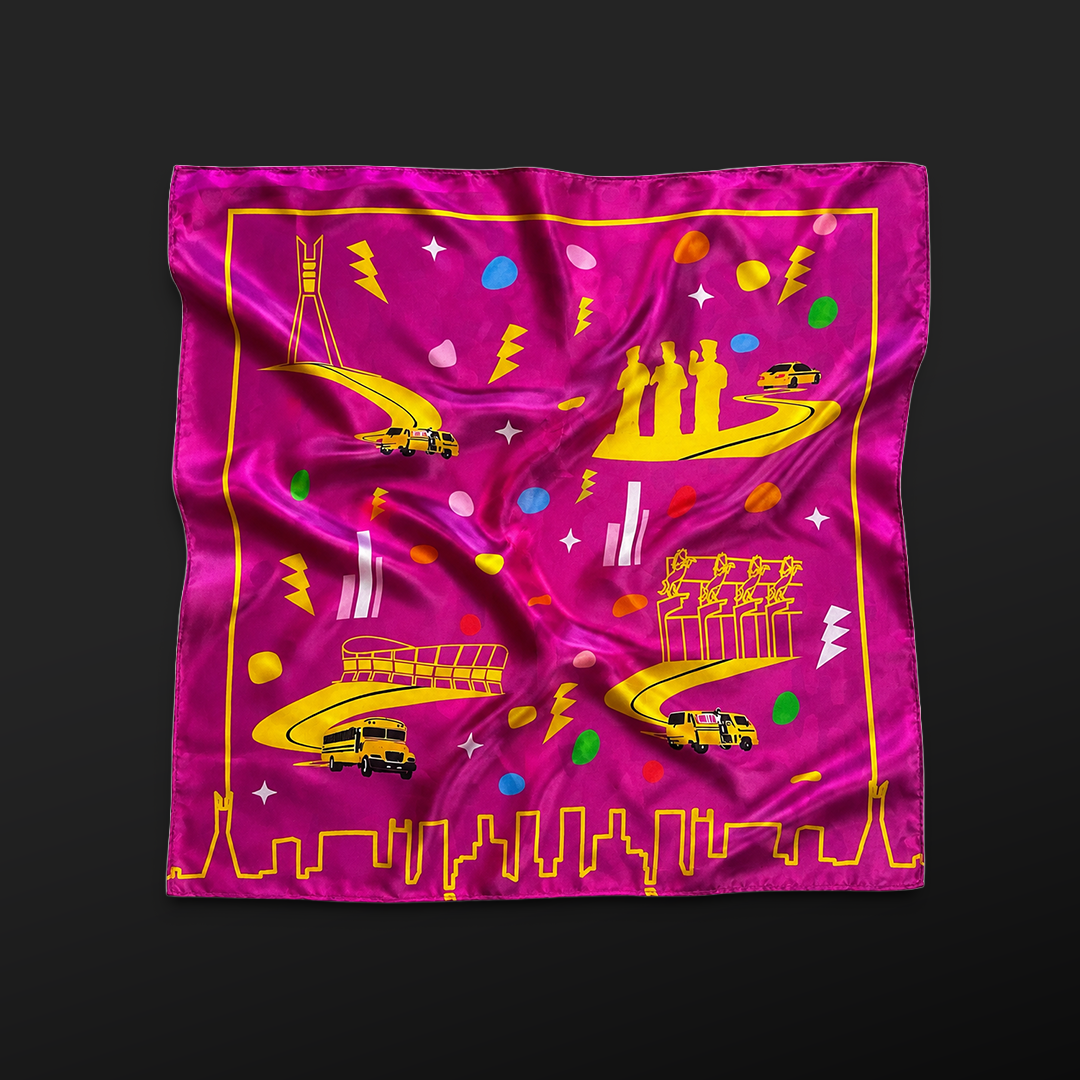 ICONIC LAGOSA PINK POCKET SQUARE