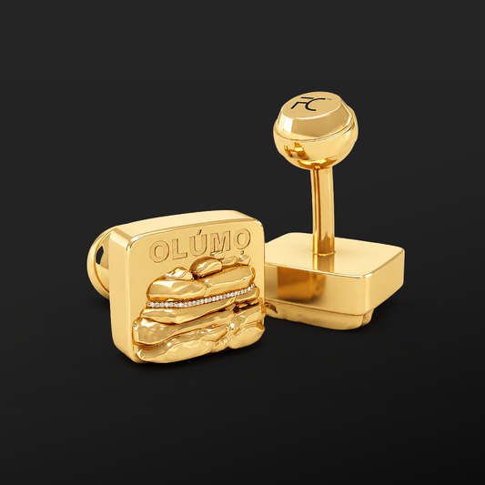 OLUMO GOLD CUFFLINKS