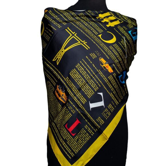 FC- FITI LAGOS MISAN SCARF (small print)