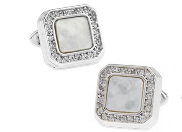FC - Premium All Stoned Square Cufflinks